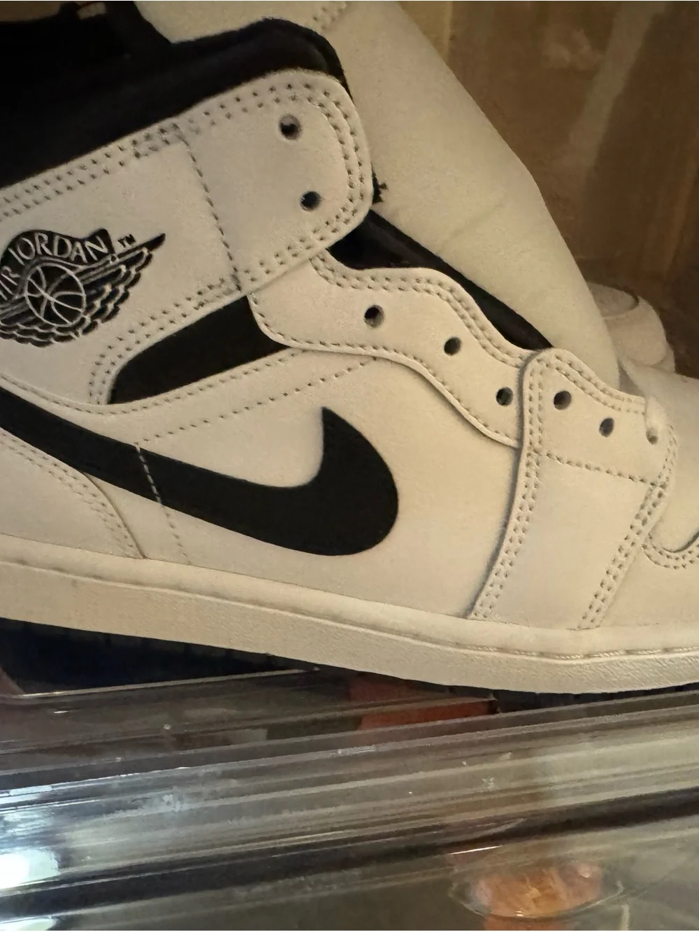 Authentic Jordan Men’s High-Top Sneakers - White & Black